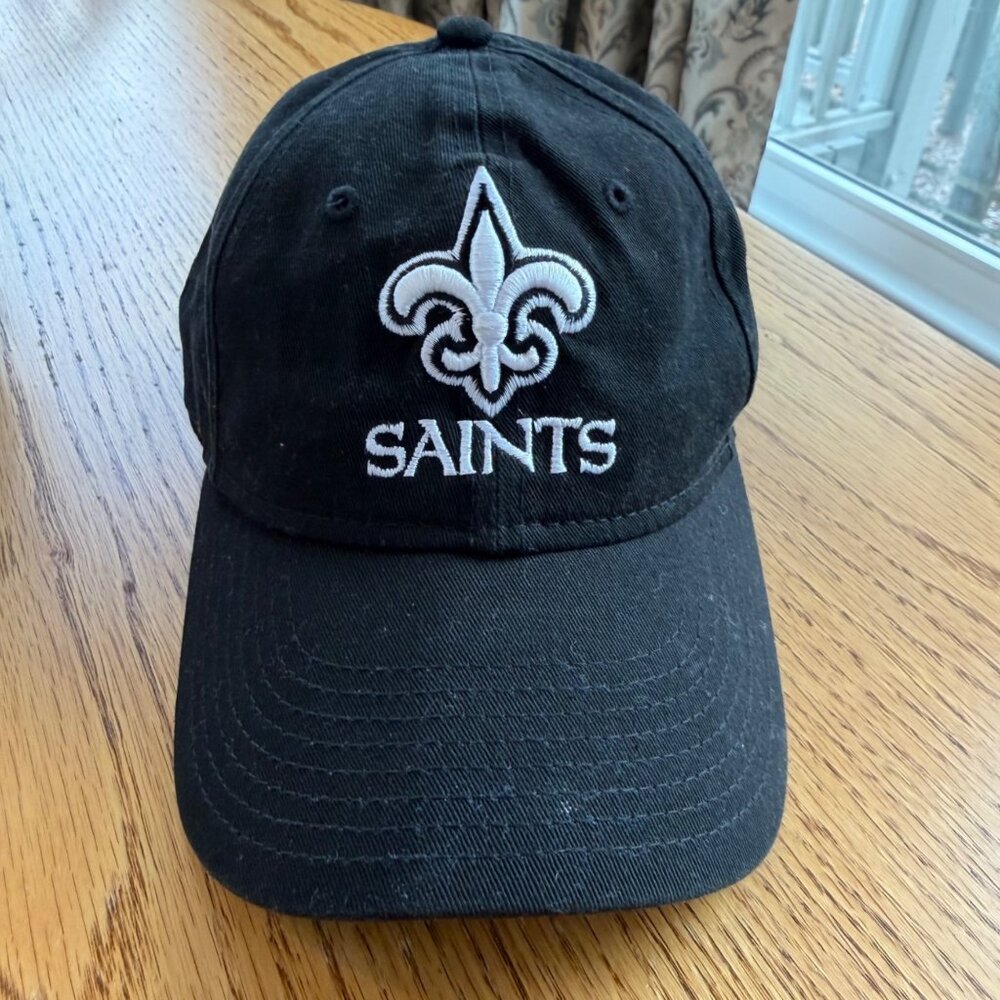 9TWENTY SNAPBACK BLACK NEW ORLEANS SAINTS HAT NFL